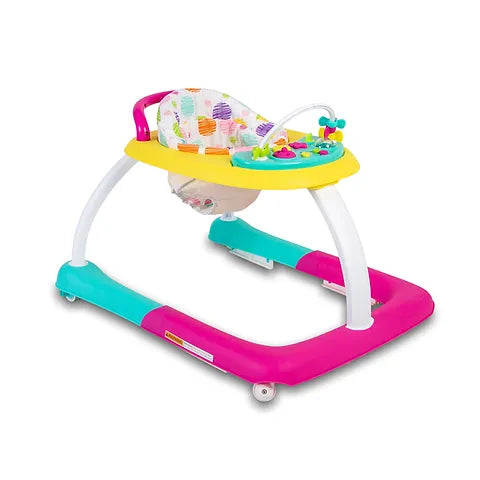 Baby Go Round Kiddo Walker and Push Along Combined - Pink