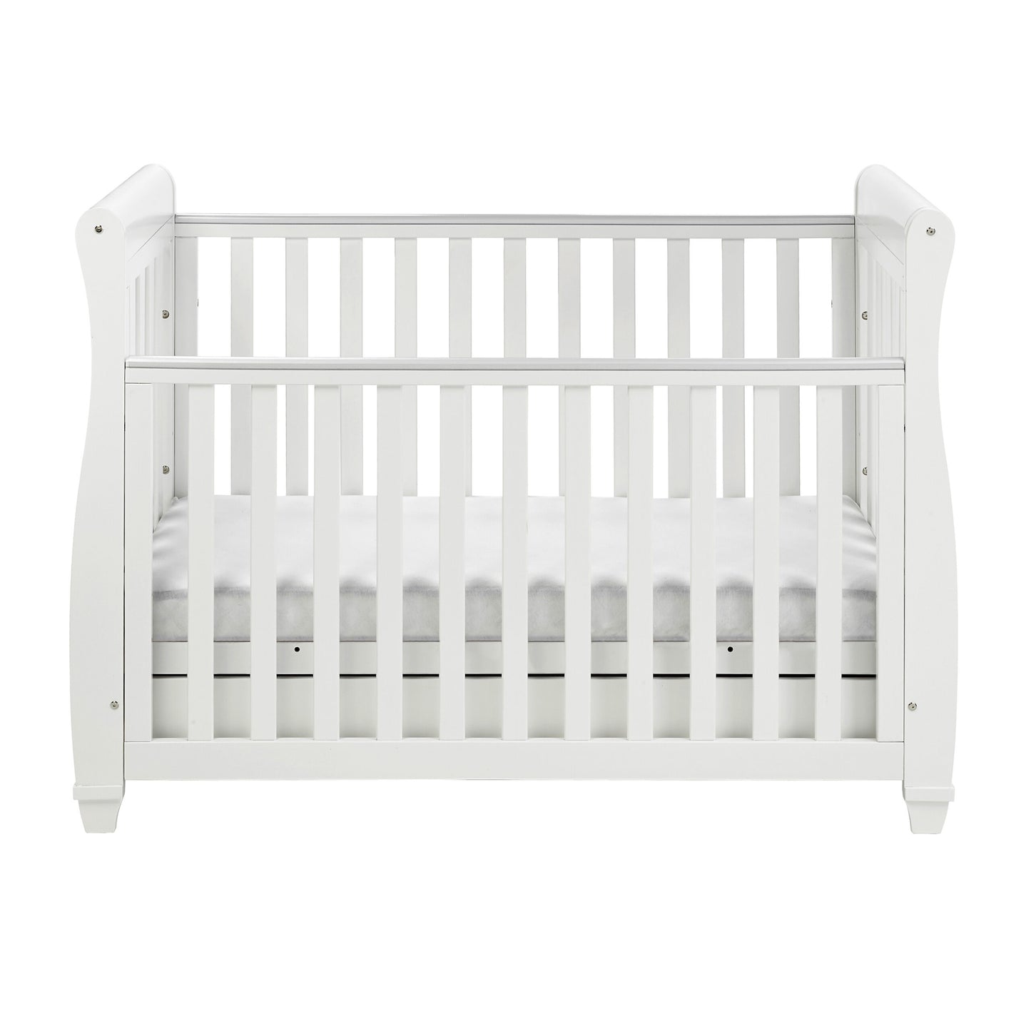 Babymore Eva Sleigh Drop Side Cot Bed