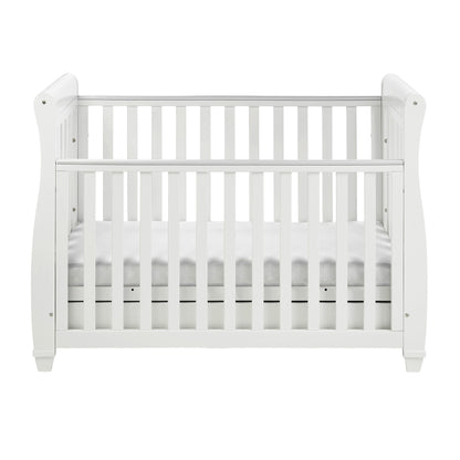 Babymore Eva Sleigh Drop Side Cot Bed