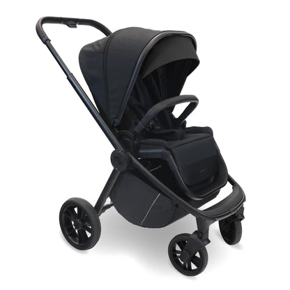 My Babiie MB450i 3-in-1 Travel System with Rotating Car Seat + Base - Black