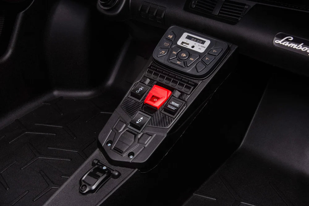 2 Seater Lamborghini SVJ 24V XXL Ride on Sports Car Massive Size - Blue