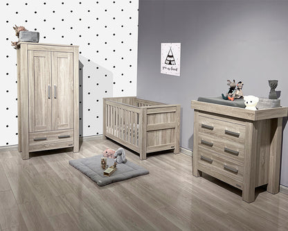Bordeaux Ash 3 Piece Nursery Furniture Set