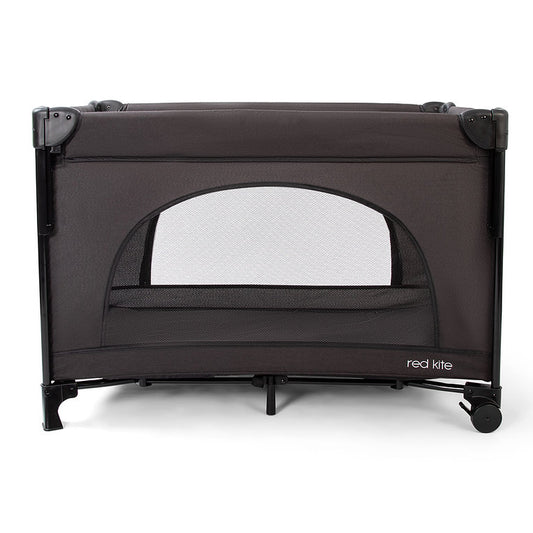 Red Kite Dreamer Bedside Crib with Newborn Bassinette - Black