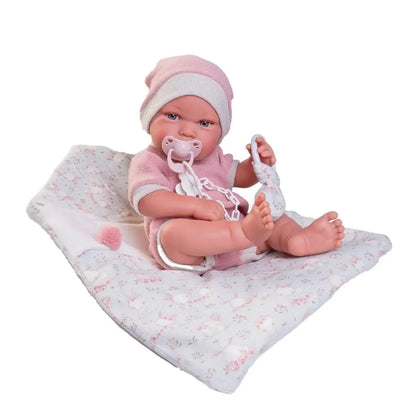 Antonio Juan Doll - Pipa Bunny Bag and Teether 42cm 50159