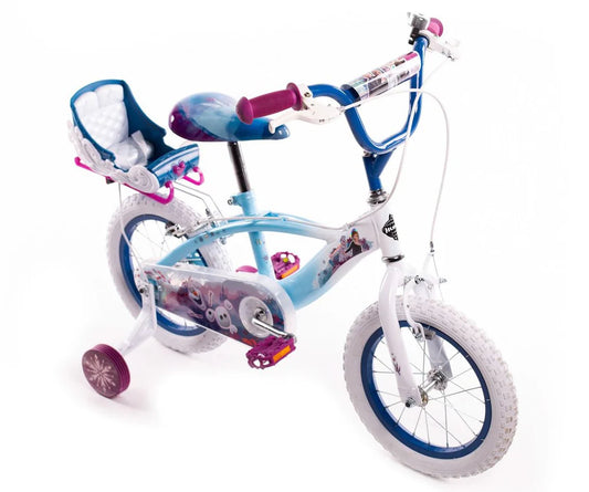 Huffy Girls Disney Frozen 14" Bike with sleigh