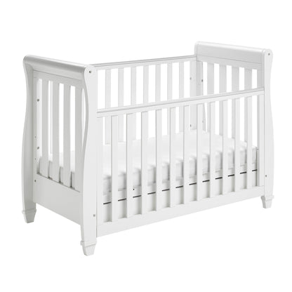 Babymore Eva Sleigh Drop Side Cot Bed