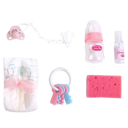 Antonio Juan Dolls Layette Basket - Unicorns
