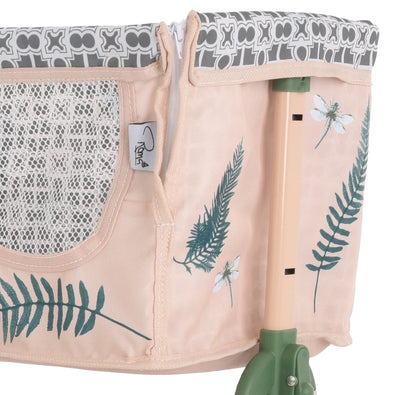 Roma RHS Bedside Crib - Fern