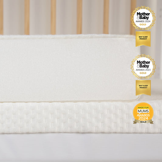 Lullaby Hypo-Allergenic Bamboo Foam Cot Bed Mattress 140 x 70cm