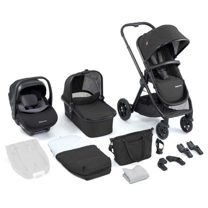 Babymore Memore V2 Travel System Pecan Car Seat – Black