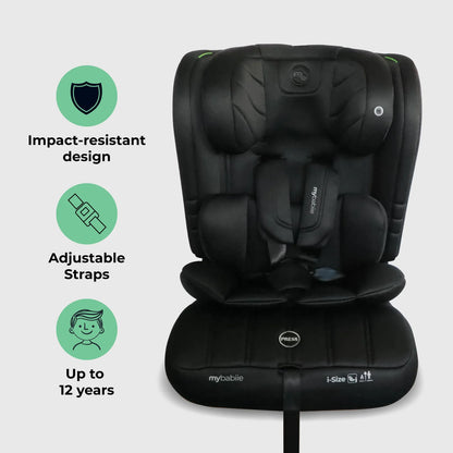 My Babiie MBCS50 Toddler to Booster R129 Car Seat - Black