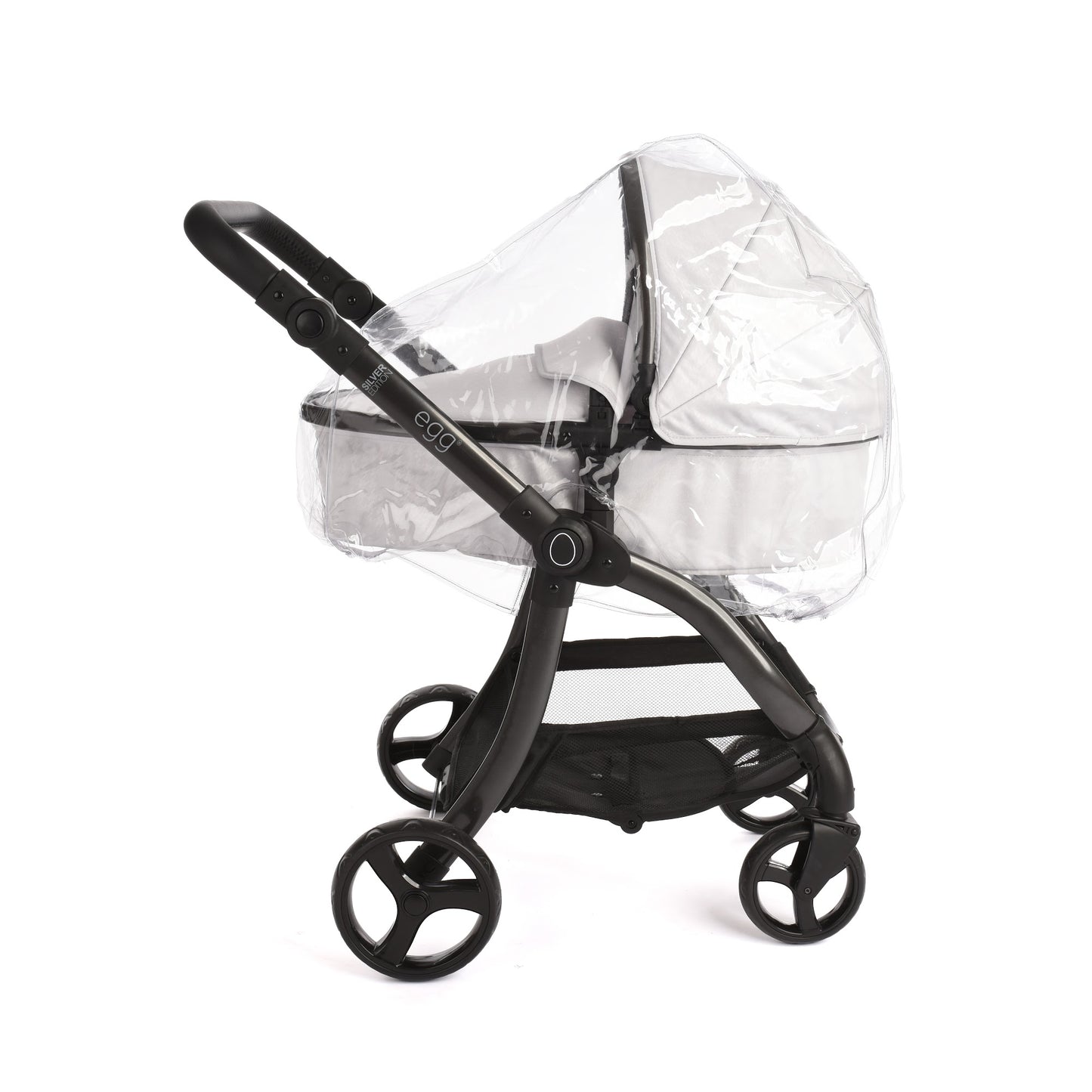 NEW EGG® DOLLS PRAM - HOUNDSTOOTH SILVER