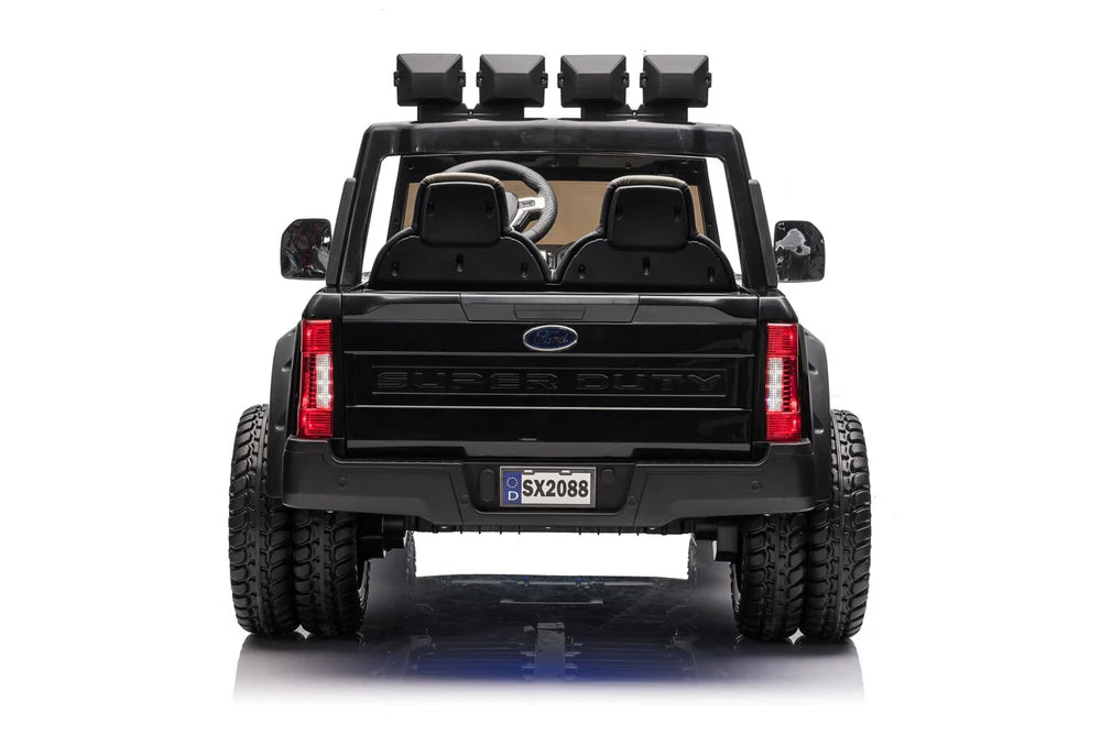 Ford Super Duty Ride on Truck with 4 Motors 24v - Black