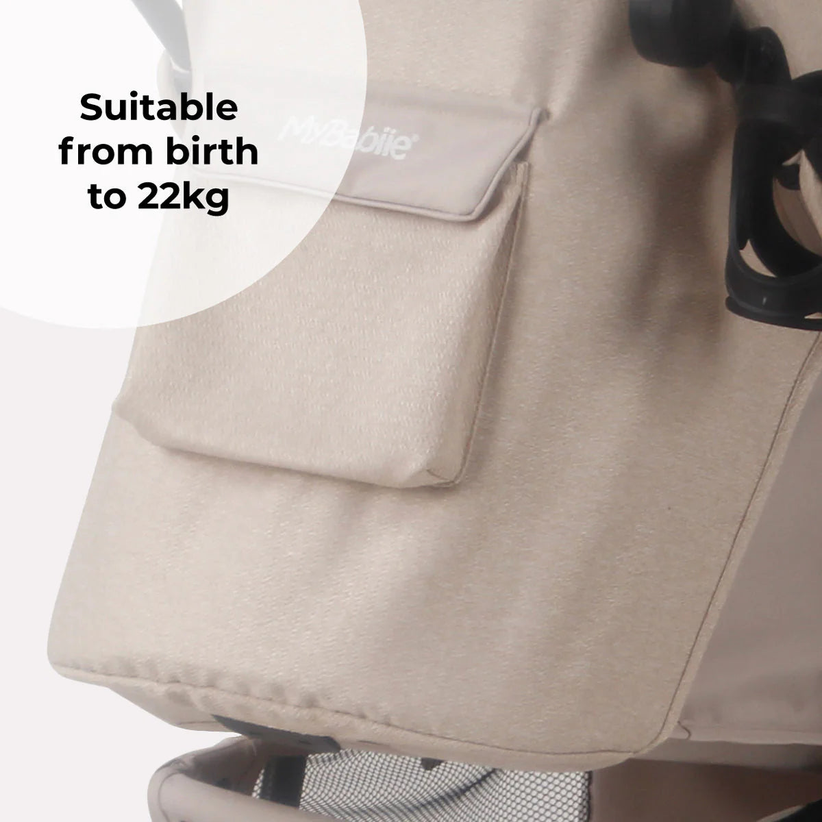 My Babiie MB30 Plus Pushchair - Oatmeal