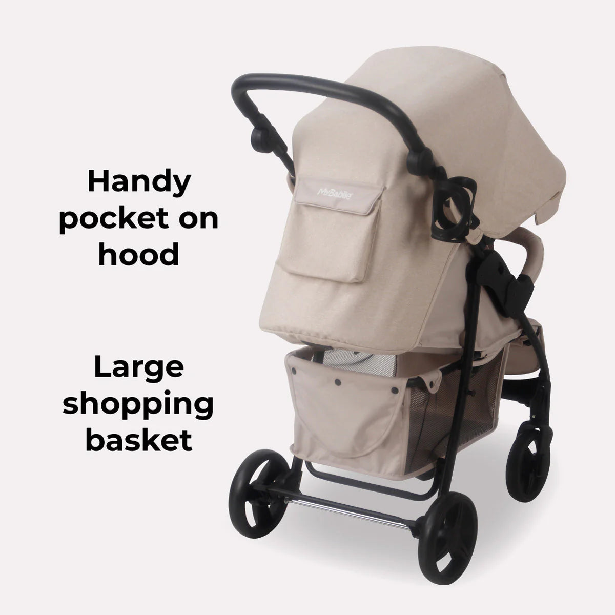 My Babiie MB30 Plus Pushchair - Oatmeal