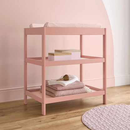 Nola 3 Piece Nursery Furniture Set - Blush Pink