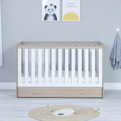 Babymore Veni Cot Bed With Drawer