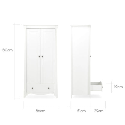 Clara 3 Piece Nursery Furniture Set - White