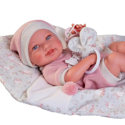 Antonio Juan Doll - Pipa Bunny Bag and Teether 42cm 50159