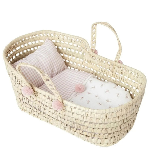Antonio Juan Dolls Palm Moses Basket - Floral 33cm 92319