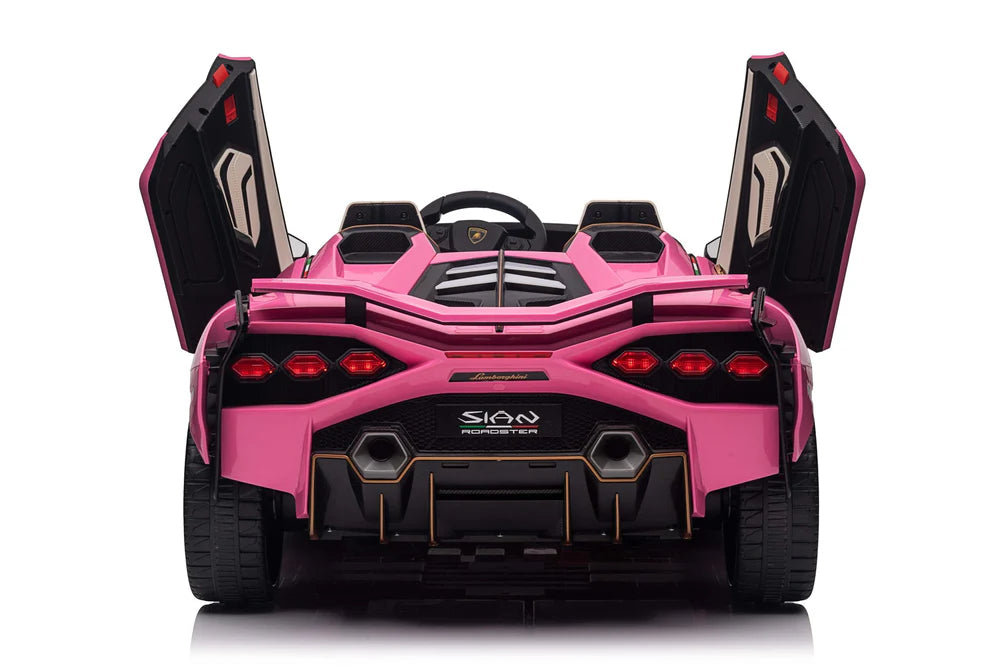 2-Seater Kids Lamborghini Sian Ride-On Car with Remote