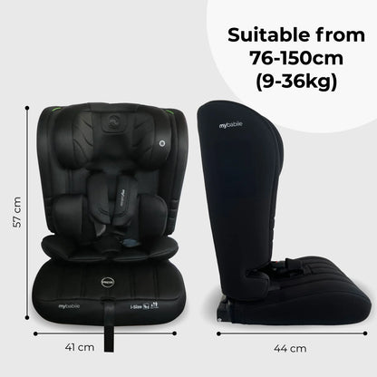 My Babiie MBCS50 Toddler to Booster R129 Car Seat - Black