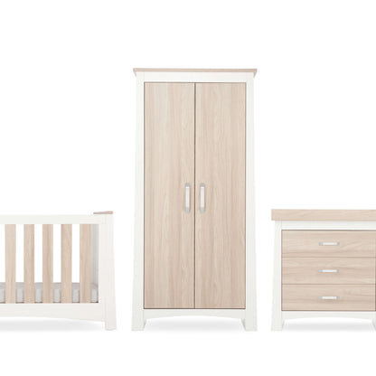 Ada 3 Piece Nursery Furniture Set - White & Ash