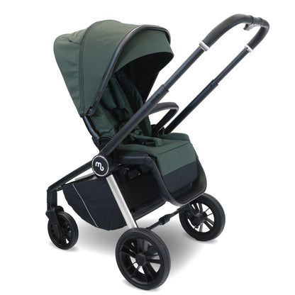 My Babiie MB450i 3-in-1 Travel System with Rotating Car Seat + Base - Forest Green