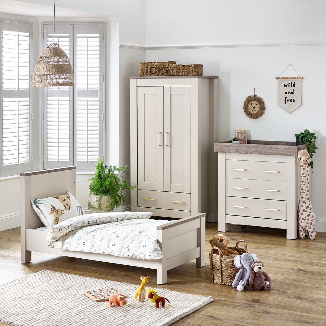 Bordeaux Oatmeal 3 Piece Nursery Furniture Set