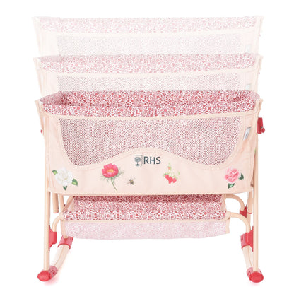 Roma RHS Bedside Crib - Flora