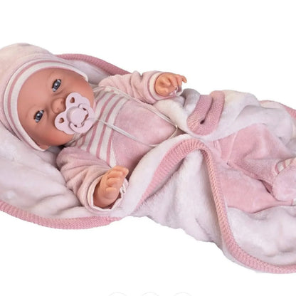Antonio Juan Doll - Bimba Blanket Crying Baby 37 cm