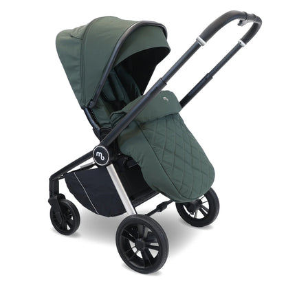 My Babiie MB450i 3-in-1 Travel System with Rotating Car Seat + Base - Forest Green
