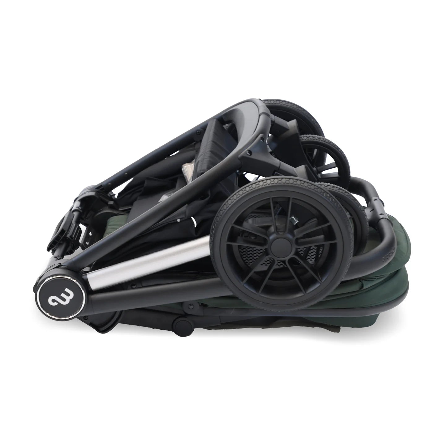 My Babiie MB450i 3-in-1 Travel System with Rotating Car Seat + Base - Forest Green