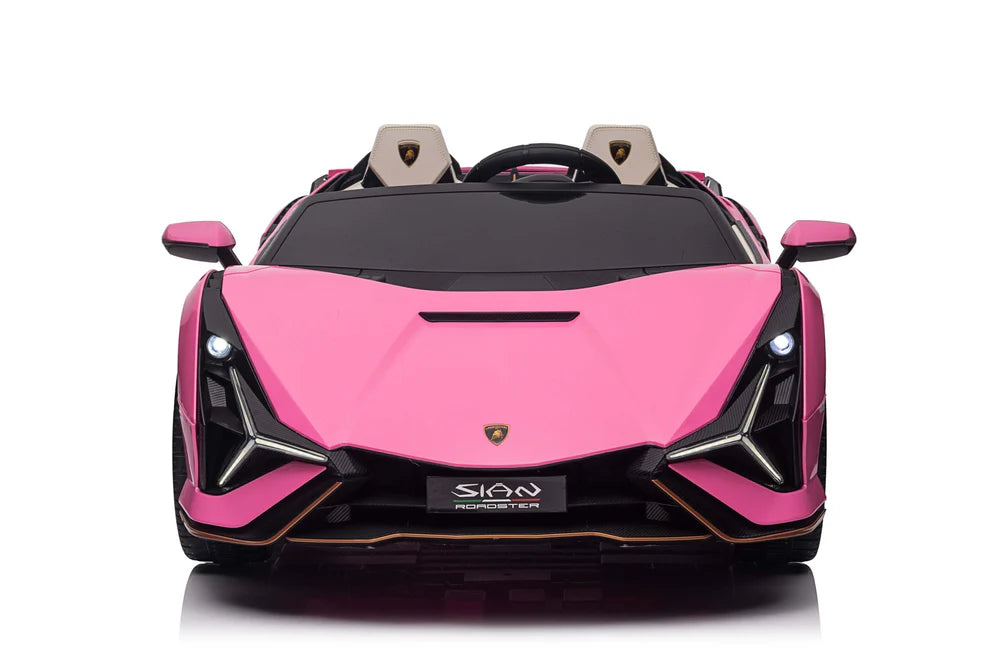 2-Seater Kids Lamborghini Sian Ride-On Car with Remote