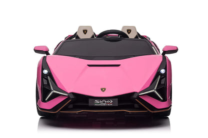 2-Seater Kids Lamborghini Sian Ride-On Car with Remote