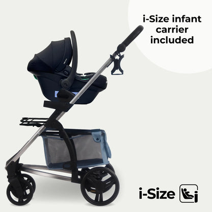 My Babiie MB200i 3-in-1 Travel System with i-Size Car Seat - Blue Plaid