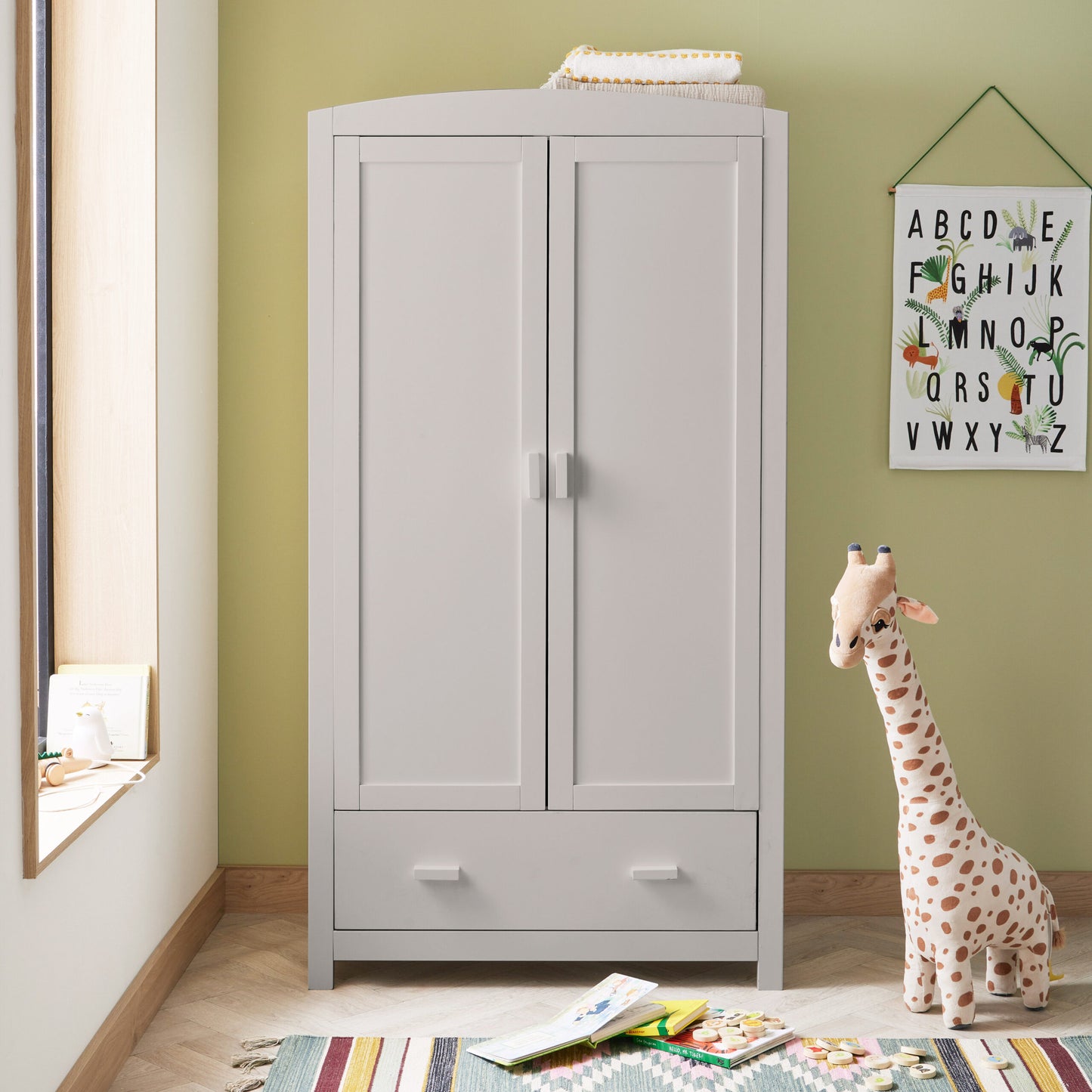 Aston 3 Piece Nursery Furniture Set – Grey