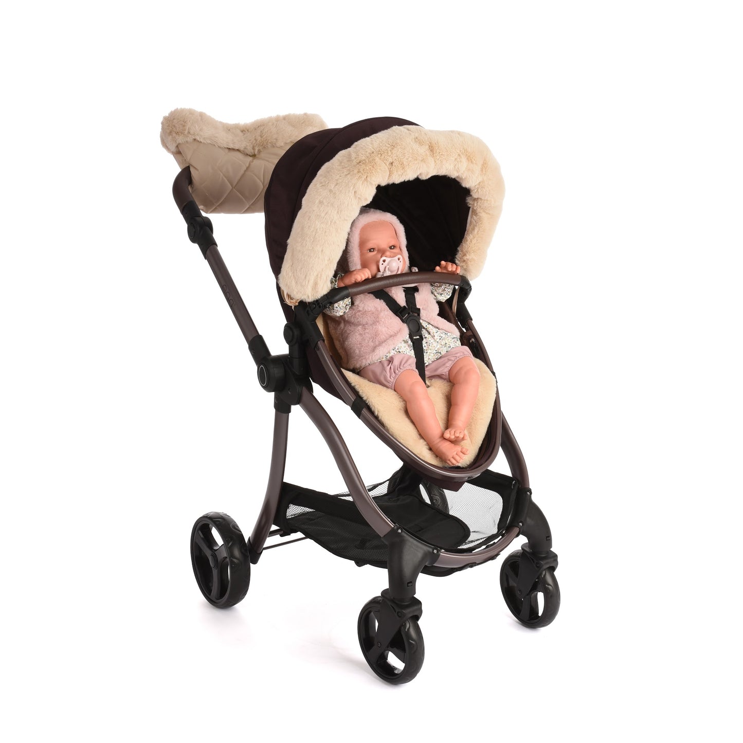 NEW EGG® DOLLS PRAM - MULBERRY