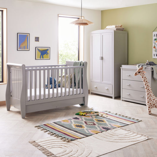 Stella 3 Piece Nursery Furniture Set – Grey