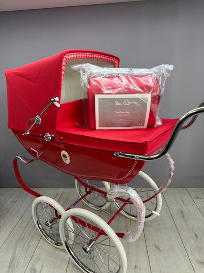 Silver Cross Rose Red Limited Edition Dolls Pram
