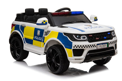 Kids Police 4×4 SUV 12v Electric Ride-on Car with Leather Seat