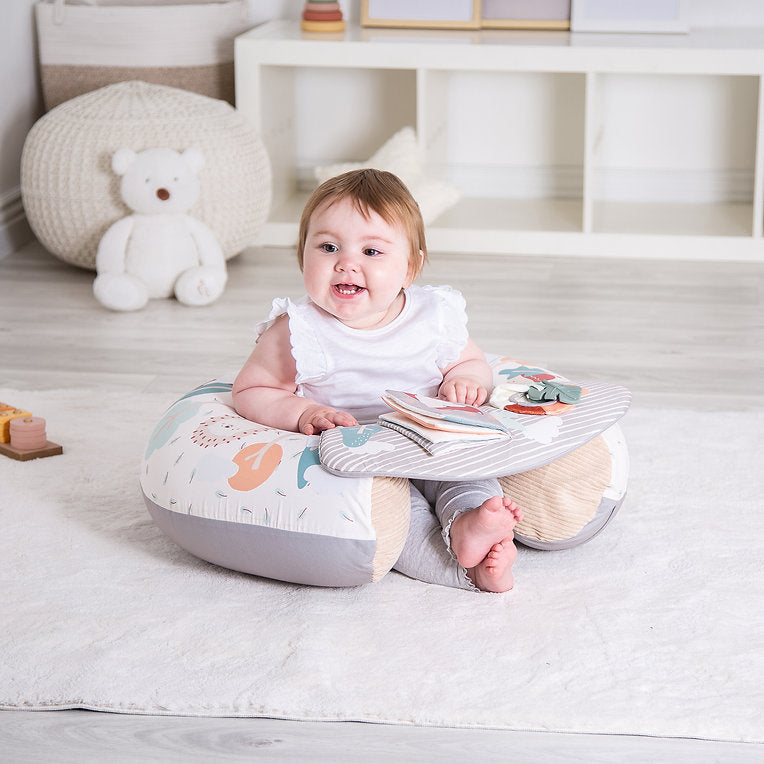 Red Kite Sit Me Up Ring Seat with Play Tray and Activities - Woodland Walks