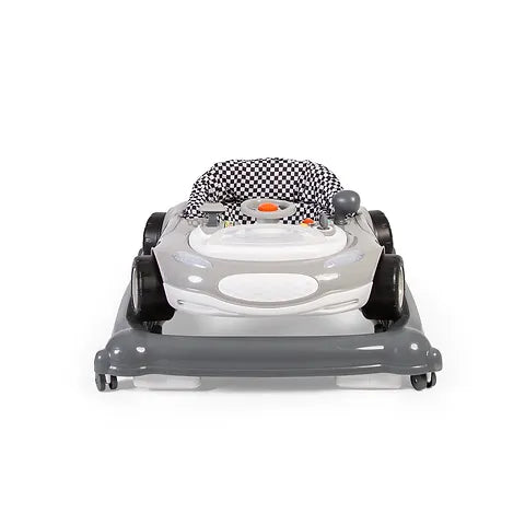 Baby Go Round Race Sporty Car Electronic Walker - Grey