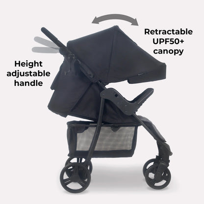My Babiie MB30 Plus Pushchair - Black / Grey