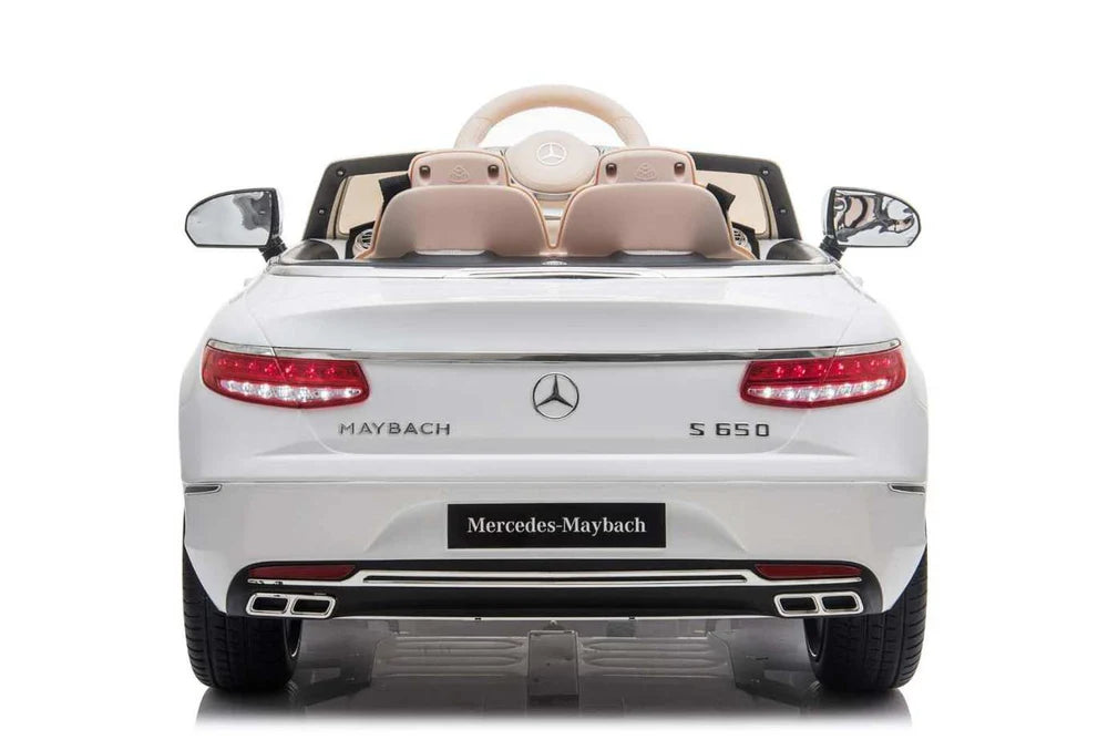 Kids Mercedes Maybach Ride on Electric Car in White