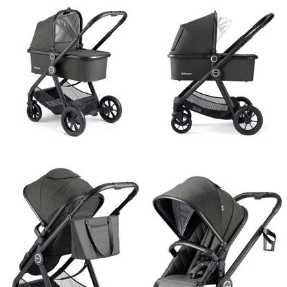 Babymore Memore V2 Travel System Coco with Base – Black
