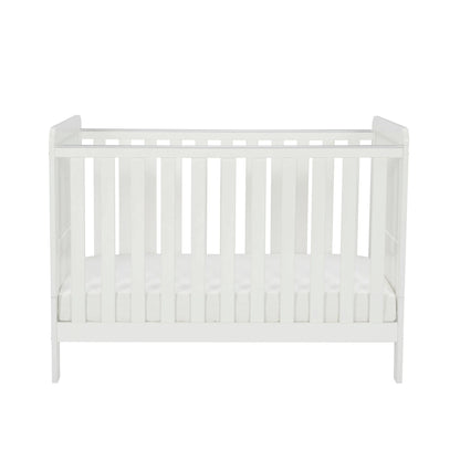 Babymore Caro Urban Mini Cot Bed – White