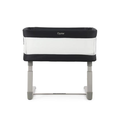 Oyster Wiggle Crib Co-Sleeper - Carbonite