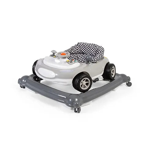 Baby Go Round Race Sporty Car Electronic Walker - Grey