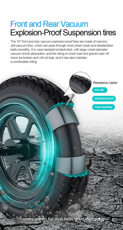 Neo Outlaw X9 Electric Scooter 70km Range 550w 48V 10" Tyre